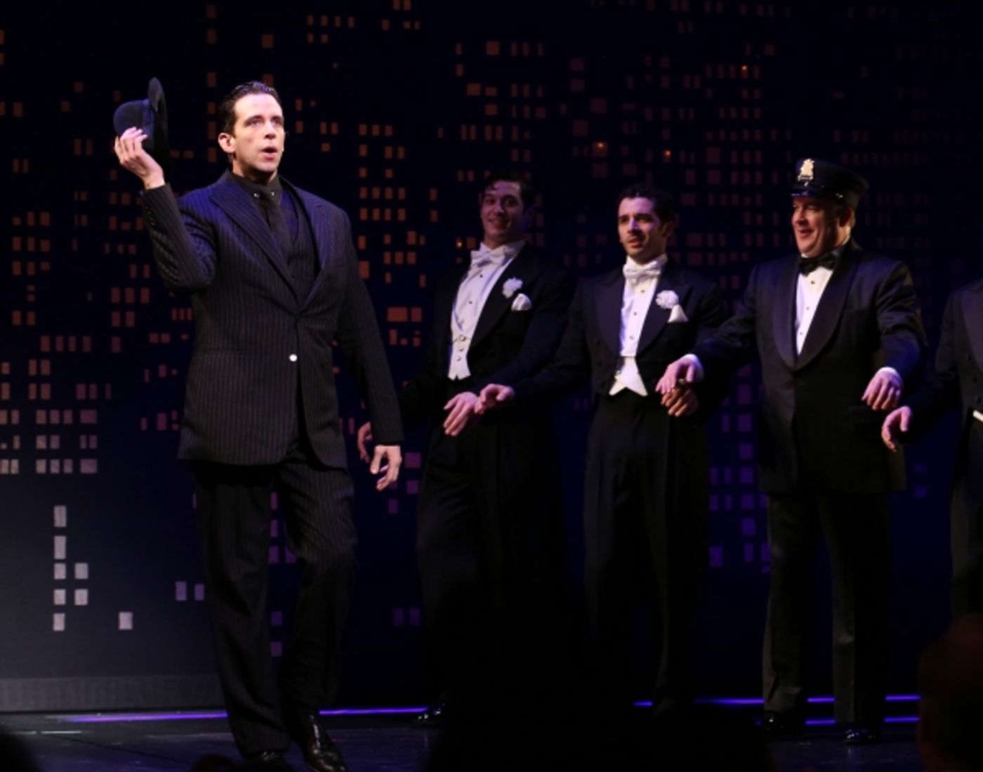 Photo Coverage: Sitting at the Top of the World! BULLETS OVER BROADWAY Cast Takes Opening Night Bows  Image