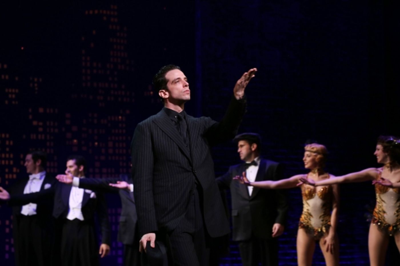 Photo Coverage: Sitting at the Top of the World! BULLETS OVER BROADWAY Cast Takes Opening Night Bows  Image