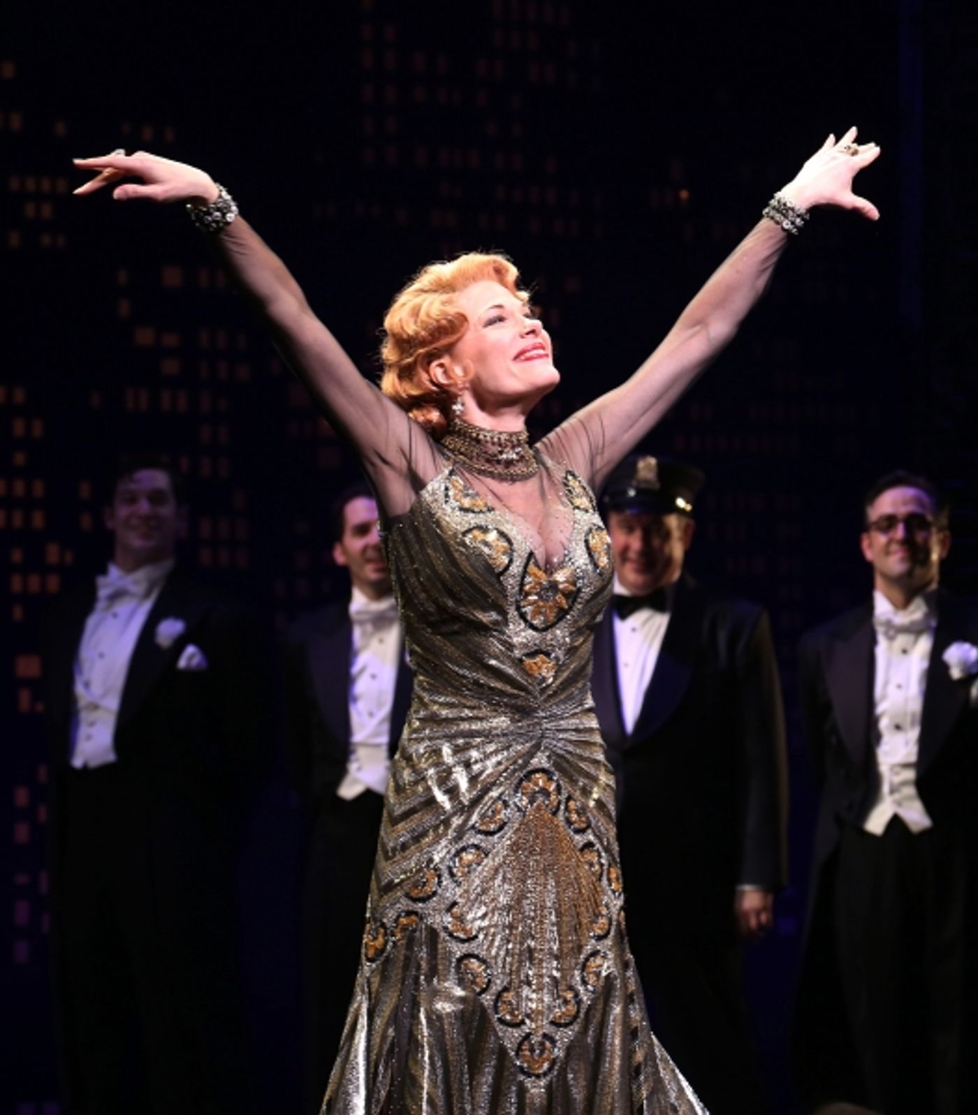 Photo Coverage: Sitting at the Top of the World! BULLETS OVER BROADWAY Cast Takes Opening Night Bows  Image