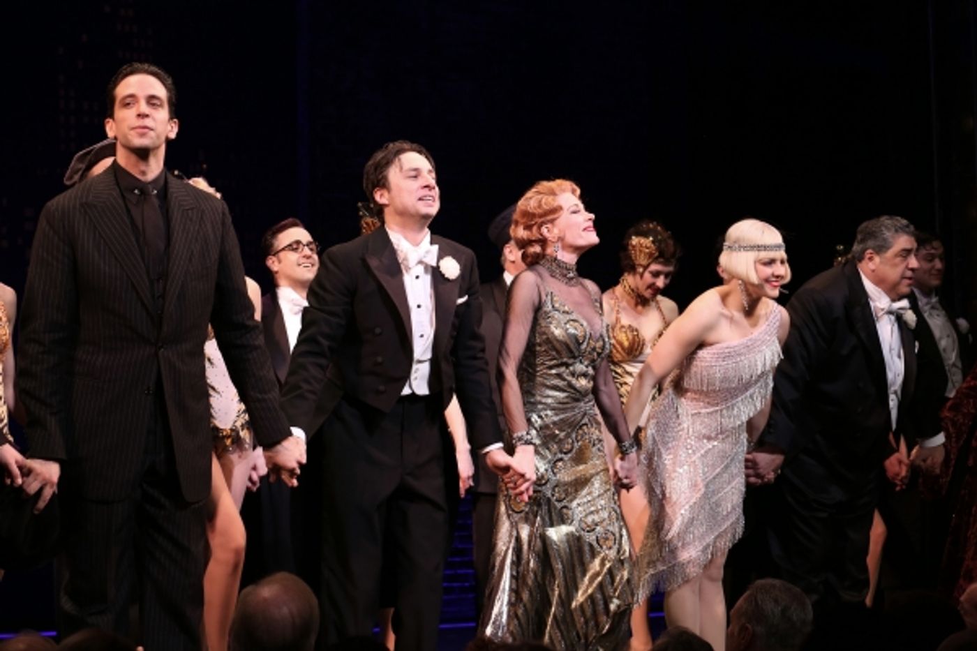 Photo Coverage: Sitting at the Top of the World! BULLETS OVER BROADWAY Cast Takes Opening Night Bows Photo Coverage: Sitting at the Top of the World! BULLETS OVER BROADWAY Cast Takes Opening Night Bows Image