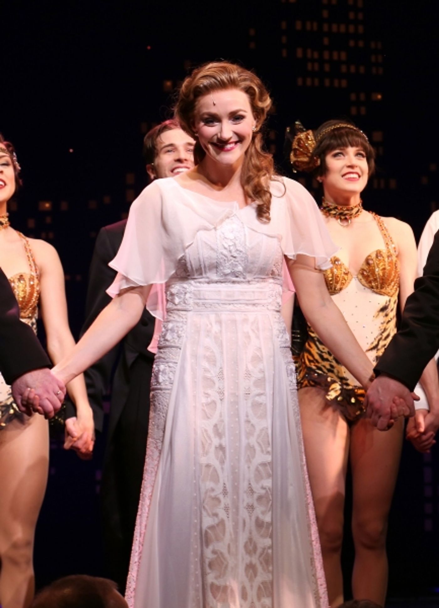 Photo Coverage: Sitting at the Top of the World! BULLETS OVER BROADWAY Cast Takes Opening Night Bows  Image