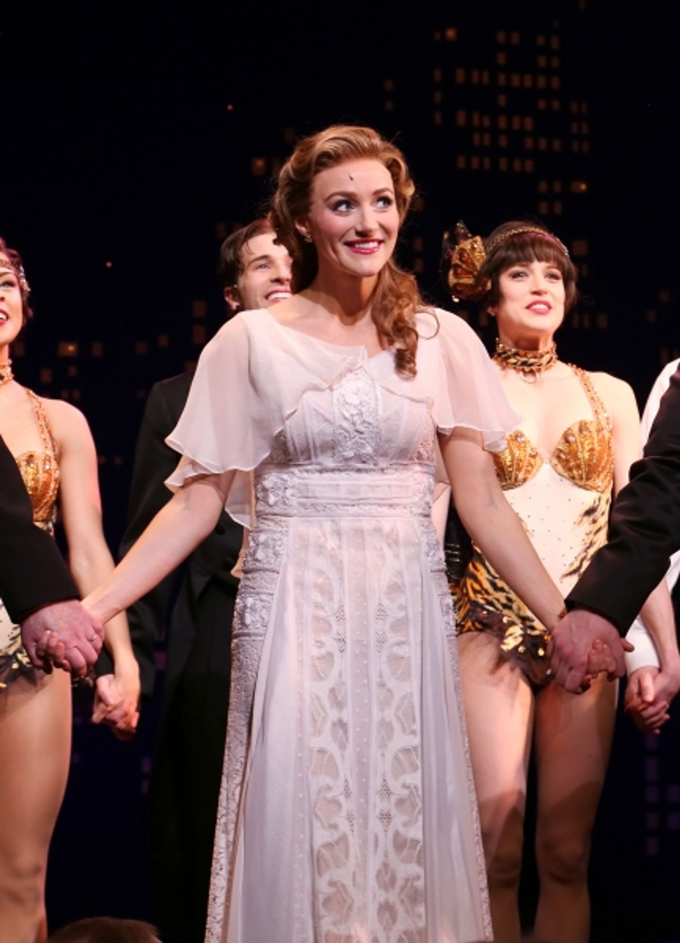 Photo Coverage: Sitting at the Top of the World! BULLETS OVER BROADWAY Cast Takes Opening Night Bows  Image