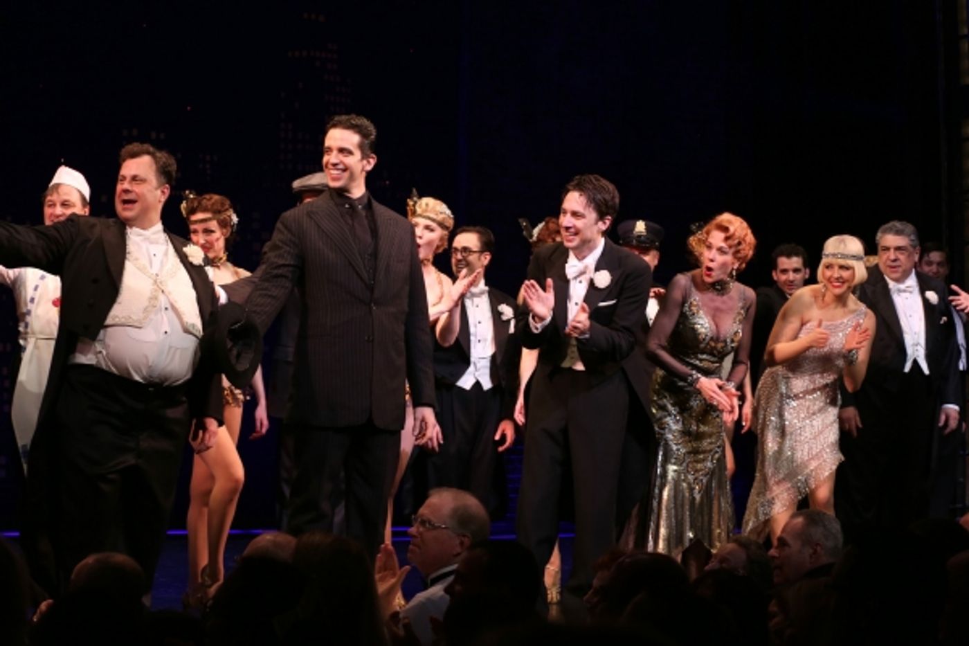 Photo Coverage: Sitting at the Top of the World! BULLETS OVER BROADWAY Cast Takes Opening Night Bows Photo Coverage: Sitting at the Top of the World! BULLETS OVER BROADWAY Cast Takes Opening Night Bows Image