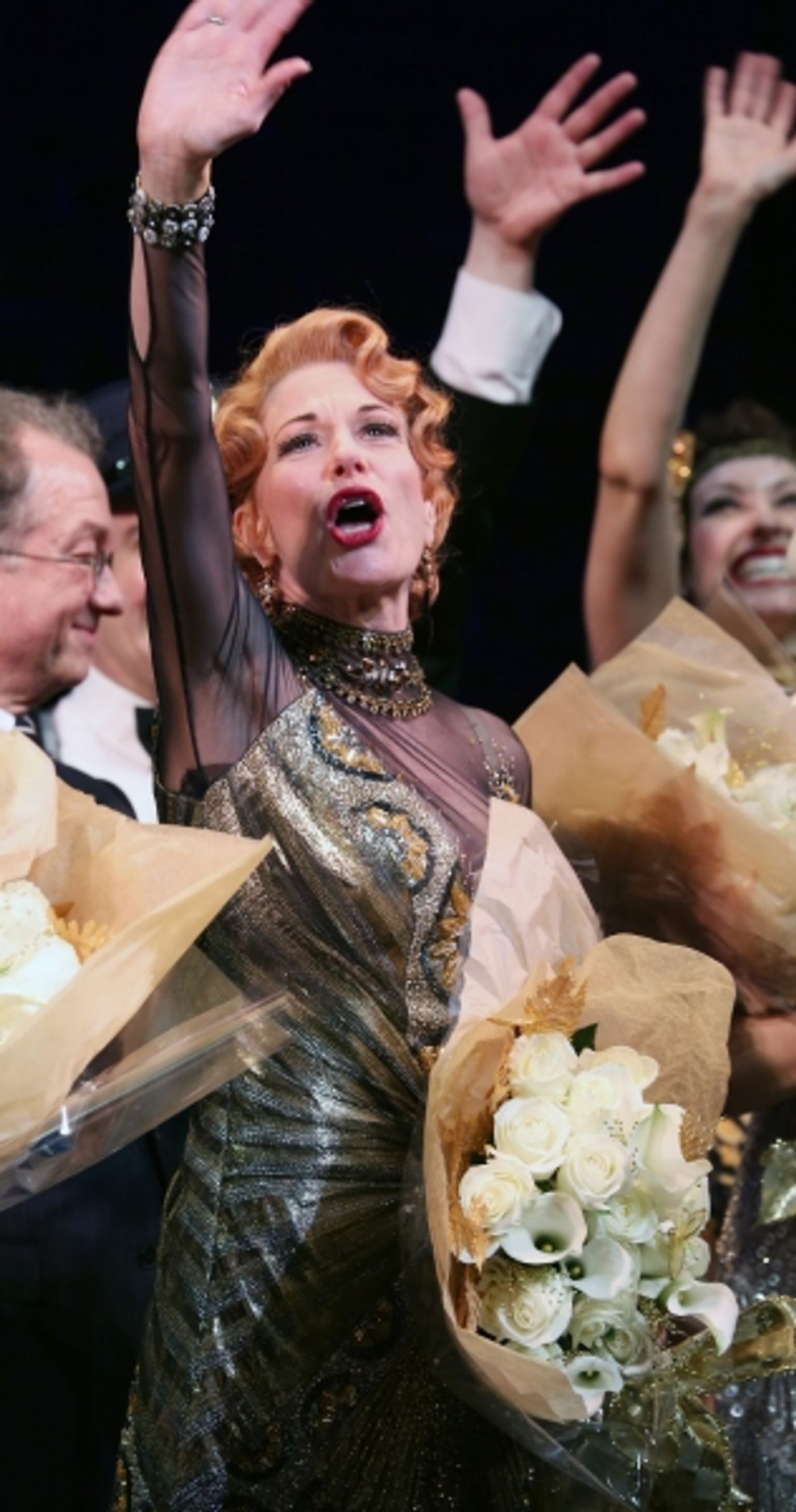 Photo Coverage: Sitting at the Top of the World! BULLETS OVER BROADWAY Cast Takes Opening Night Bows  Image