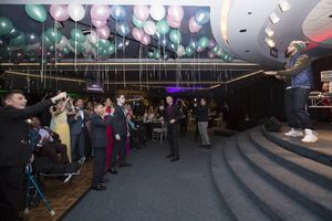 Travie McCoy performs at the Garden of Dreams prom. Credit: MSG Photos Photo