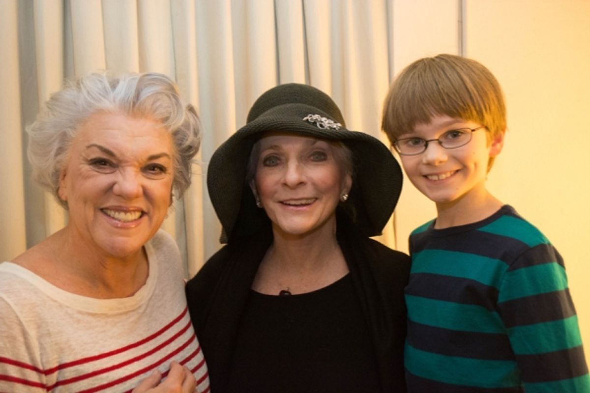 Tyne Daly, Judy Collins, Grayson Taylor at 