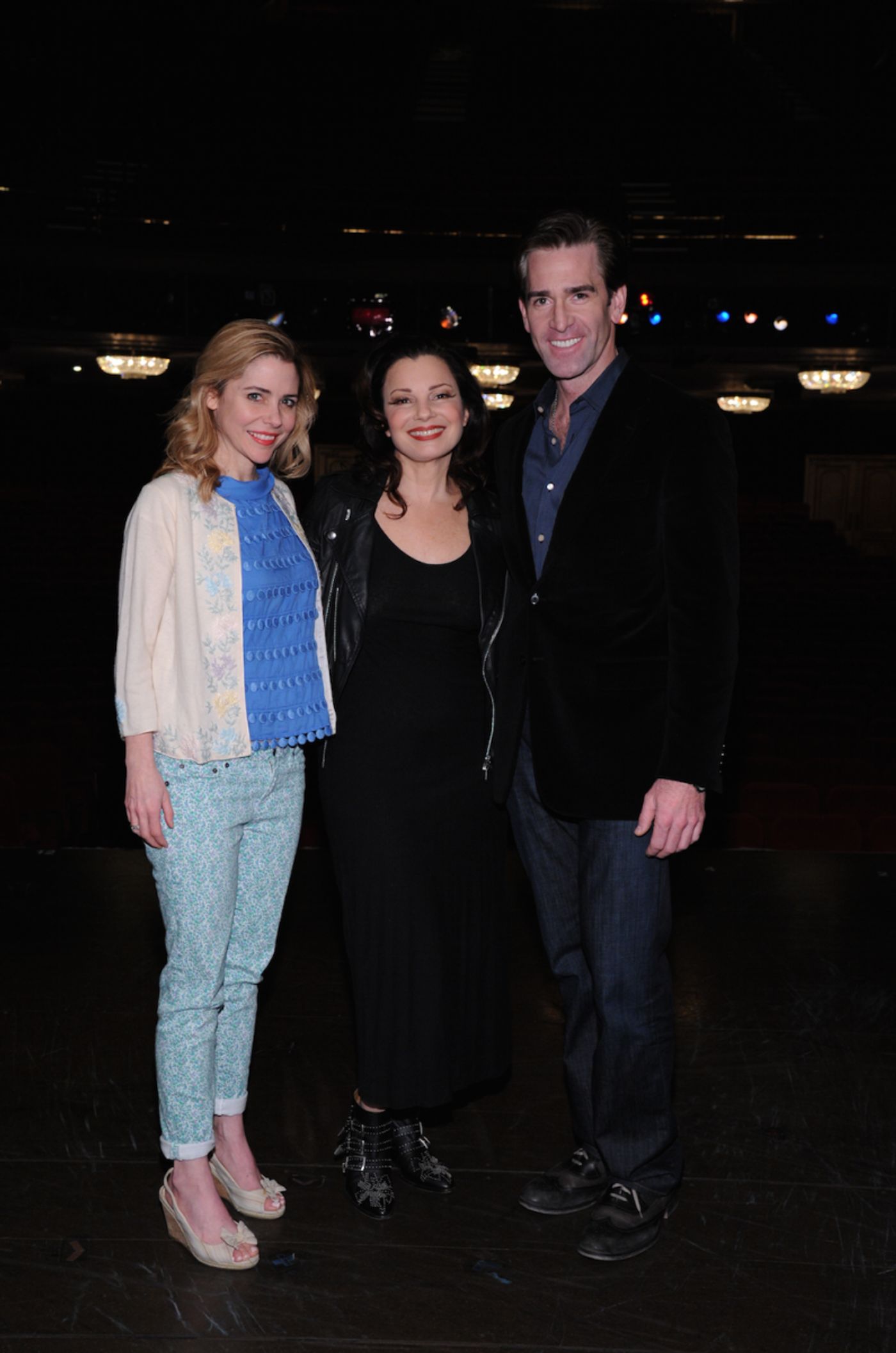 Photo Flash: THE NANNY Co-Creators Visit Fran Drescher at Broadway's CINDERELLA!  Image