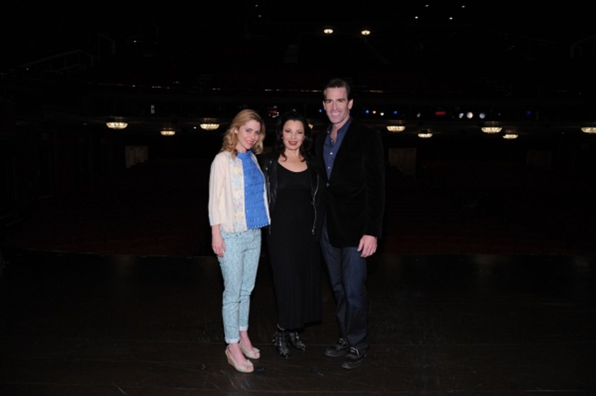 Kerry Butler, Fran Drescher, Matt Walton at 