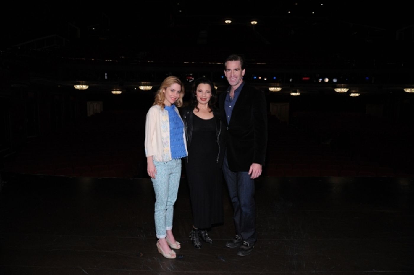 Photo Flash: THE NANNY Co-Creators Visit Fran Drescher at Broadway's CINDERELLA!  Image