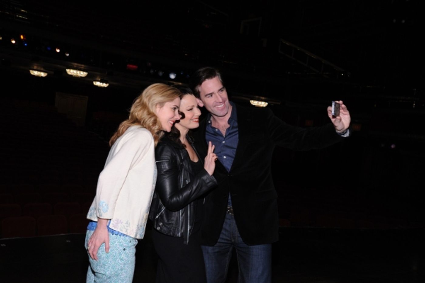 Photo Flash: THE NANNY Co-Creators Visit Fran Drescher at Broadway's CINDERELLA!  Image