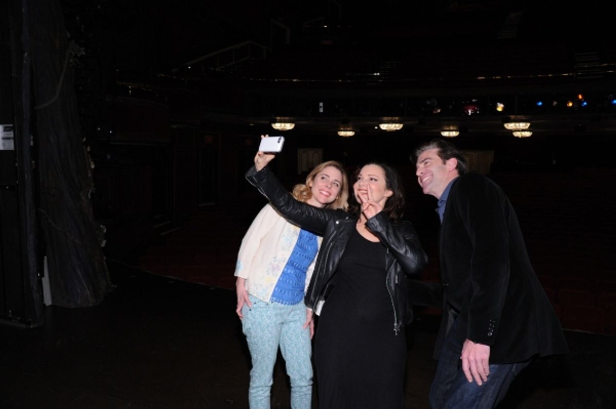 Kerry Butler, Fran Drescher, Matt Walton at 