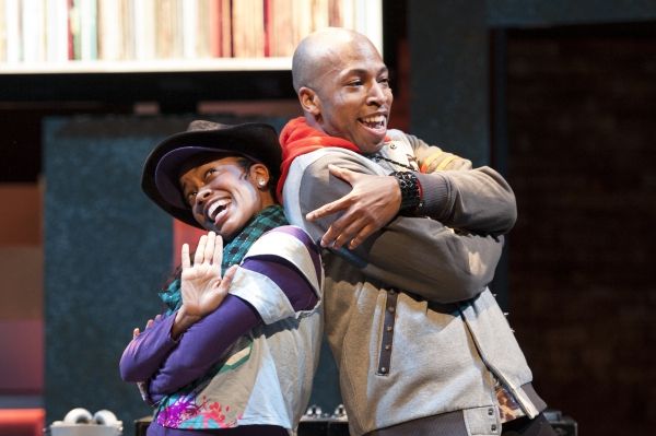 Cinderella (Paige Hernandez) preps Chocolate Ice (Mark Hairston) Photo