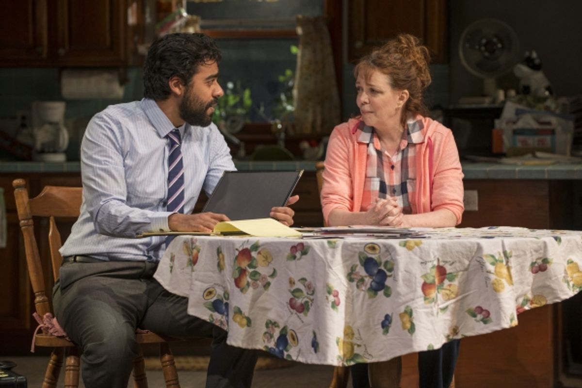 Gabriel Ruiz (Manny) and Deidre O''Conell (Mom) at 