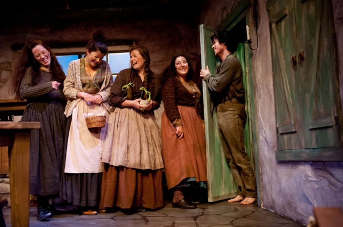 Adrianne Knapp, Hannah Morris, Melissa Graf, and Sophia Grosso at 