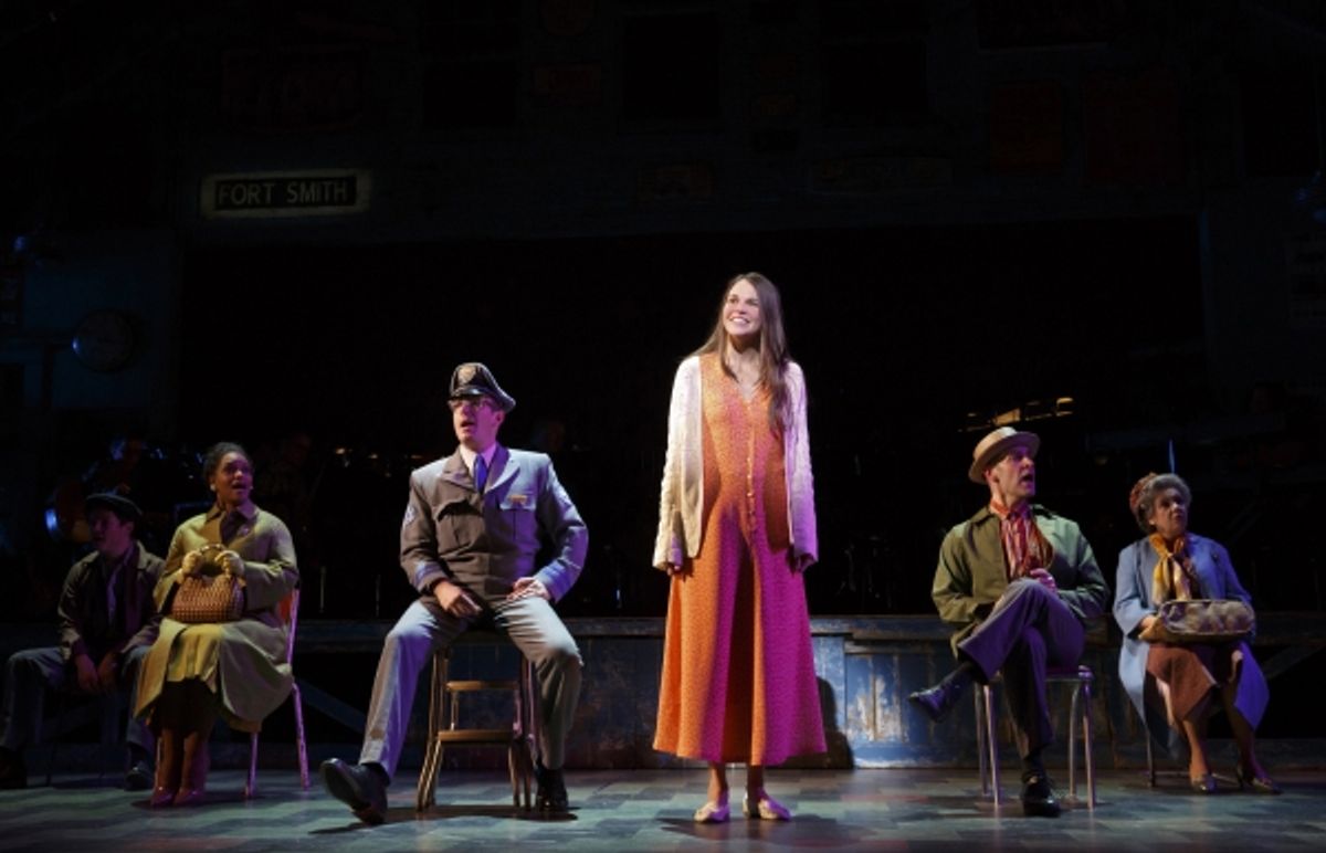 Sutton Foster (center) and the Cast of VIOLET at 