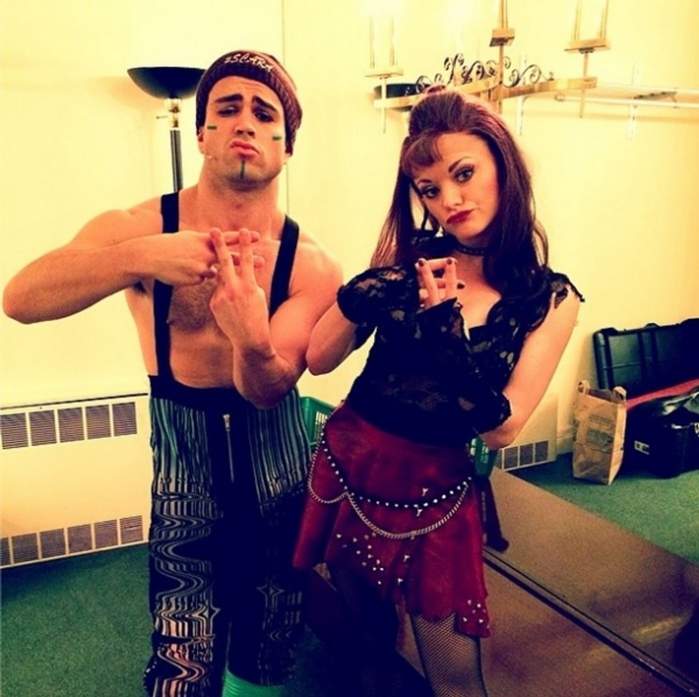 Photo Flash: Saturday Intermission Pics, 4/12- Story Time With ROCKY, Face Time With NEWSIES, and More! Photo Flash: Saturday Intermission Pics, 4/12- Story Time With ROCKY, Face Time With NEWSIES, and More! Image