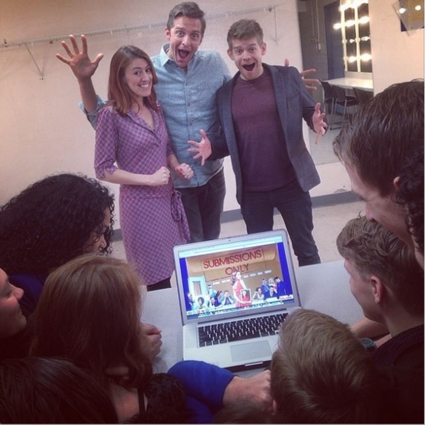 Photo Flash: Saturday Intermission Pics, 4/12- Story Time With ROCKY, Face Time With NEWSIES, and More! Photo Flash: Saturday Intermission Pics, 4/12- Story Time With ROCKY, Face Time With NEWSIES, and More! Image