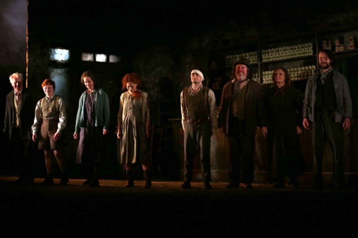 Gary Lilburn, Ingrid Craigie, Sarah Greene, Daniel Radcliffe, Pat Shortt, Gillian Hanna and Padraic Delaney at 