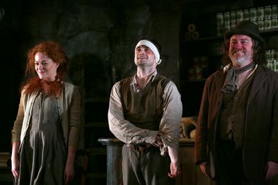 Sarah Greene, Daniel Radcliffe and Pat Shortt  Photo