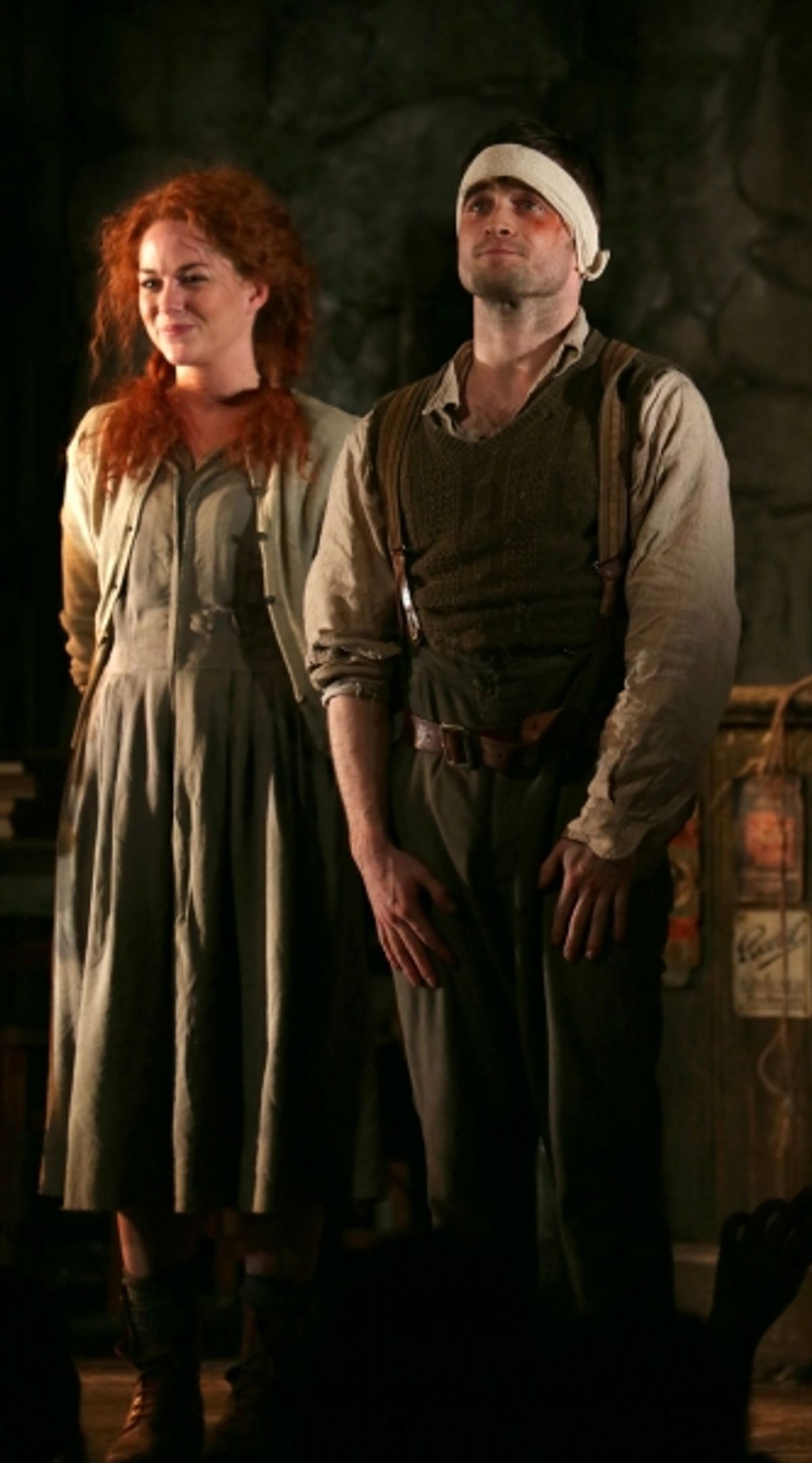 Sarah Greene and Daniel Radcliffe  at 