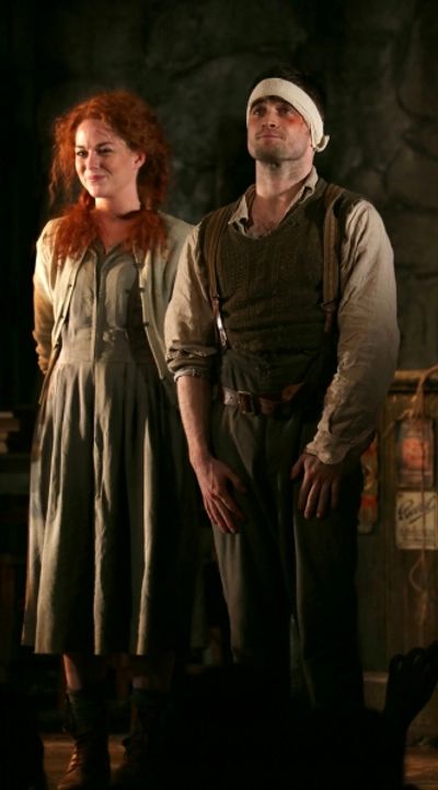 Sarah Greene and Daniel Radcliffe  Photo