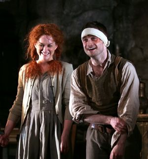 Sarah Greene and Daniel Radcliffe Photo