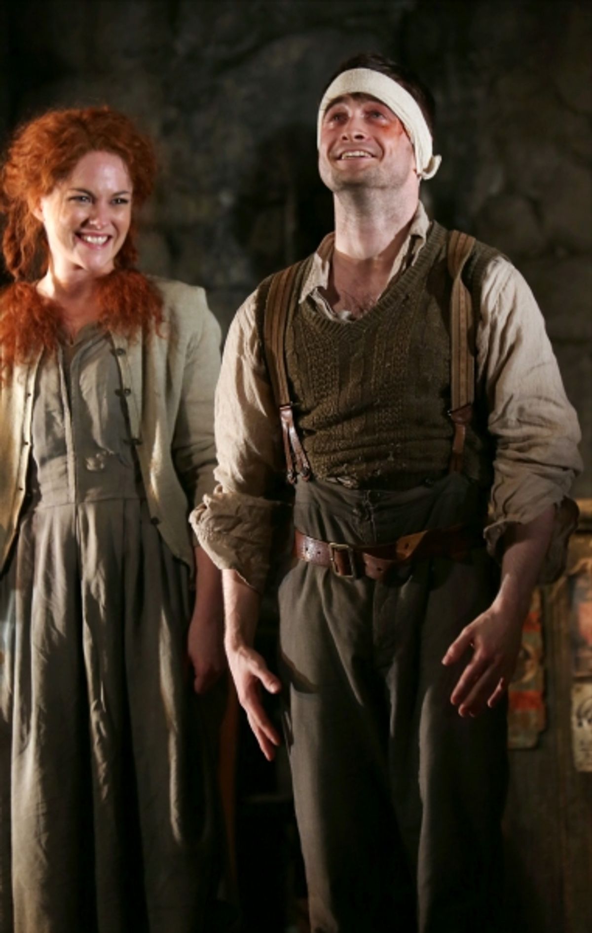 Sarah Greene and Daniel Radcliffe at 