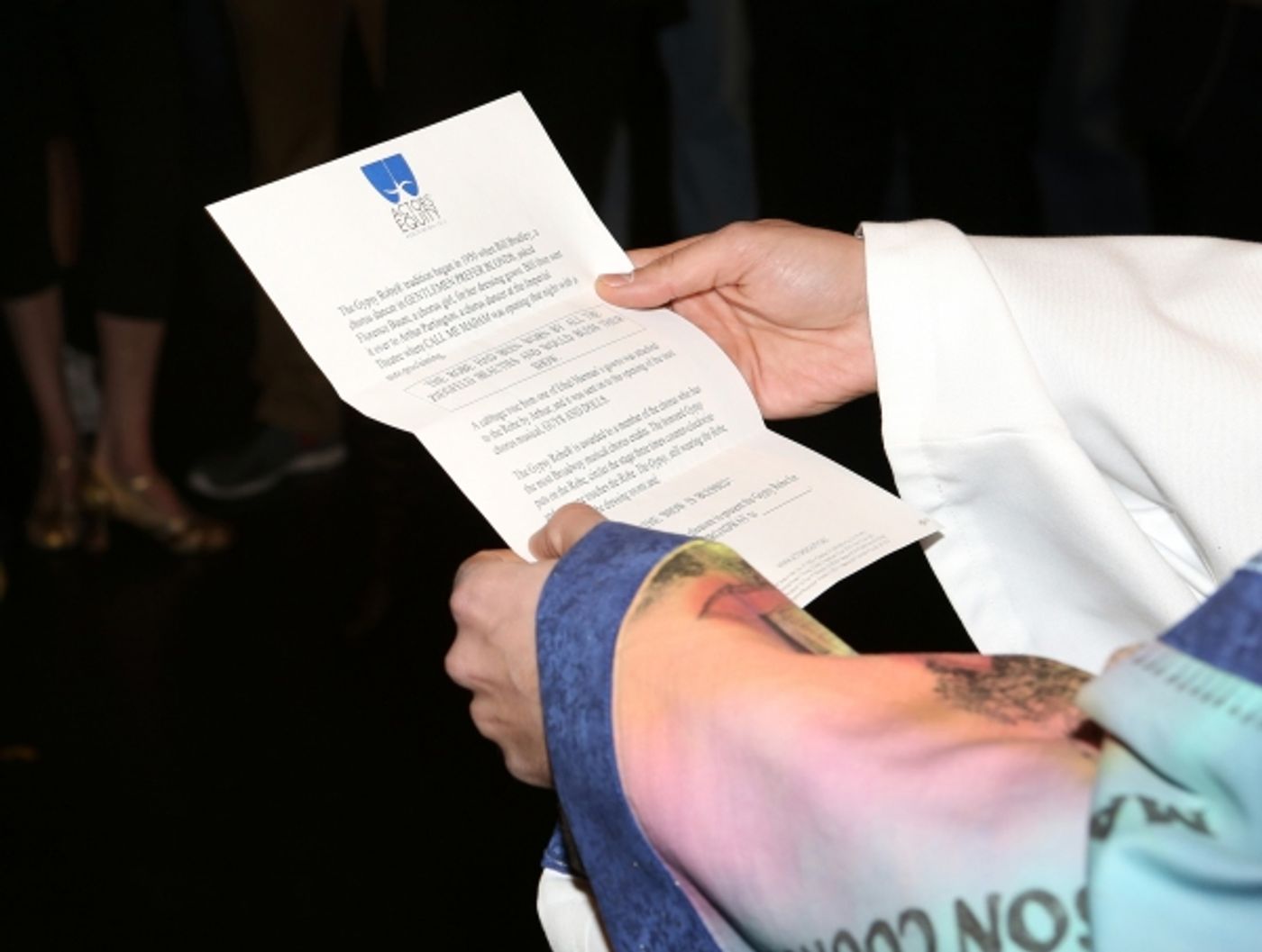 Exclusive Photo Coverage: Inside the BULLETS OVER BROADWAY Gypsy Robe Ceremony  Image