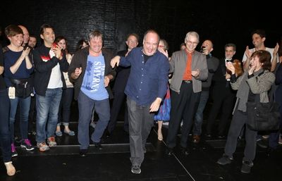 Jim Borstelmann and Kevin Ligon with company Photo