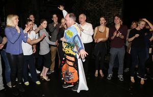 Kevin Ligon with Helen Yorke, Lenny Wolpe, Zach Braff, Betsy Wolfe and company @ BroadwayWorld Kevin Ligon with Helen Yorke, Lenny Wolpe, Zach Braff, Betsy Wolfe and company Photo