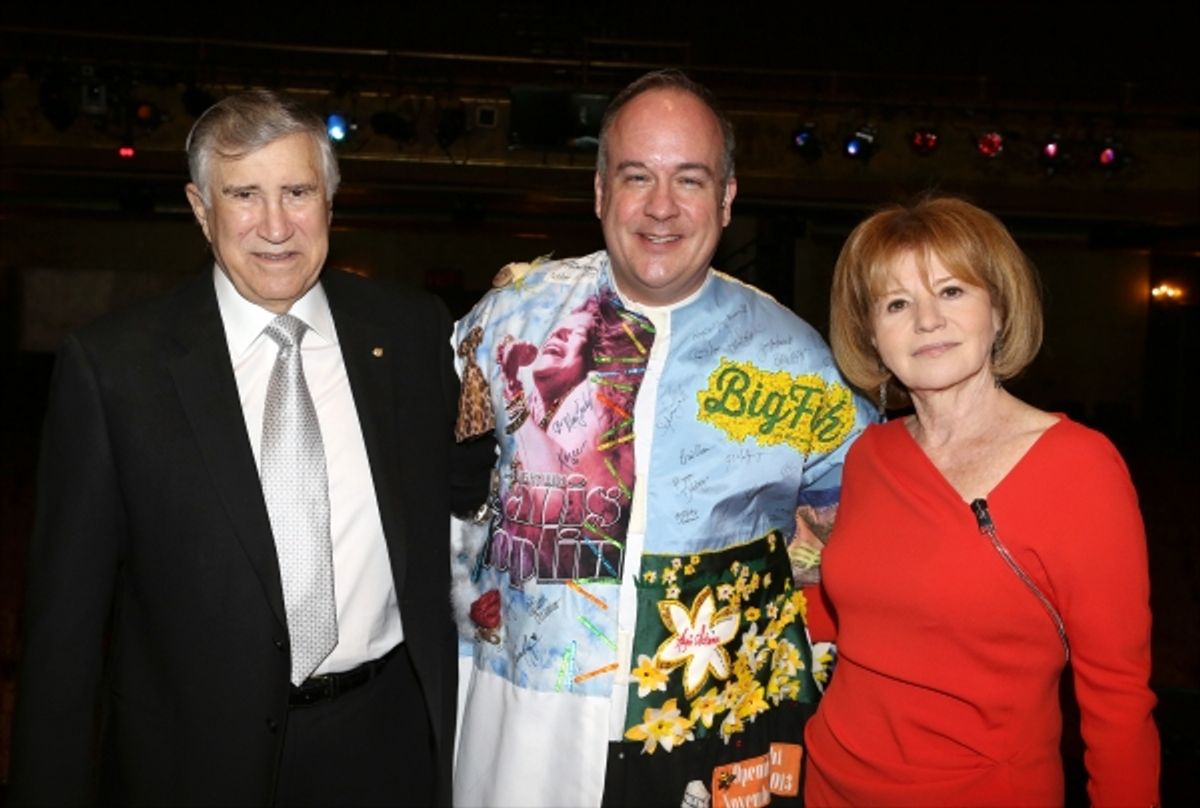 Producer Letty Aaronson with her boyfriend and Kevin Ligon at 