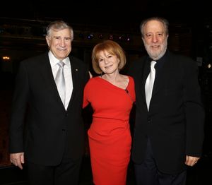 Producer Letty Aaronson with her boyfriend and Producer Julian Schlossberg @ BroadwayWorld Producer Letty Aaronson with her boyfriend and Producer Julian Schlossberg Photo