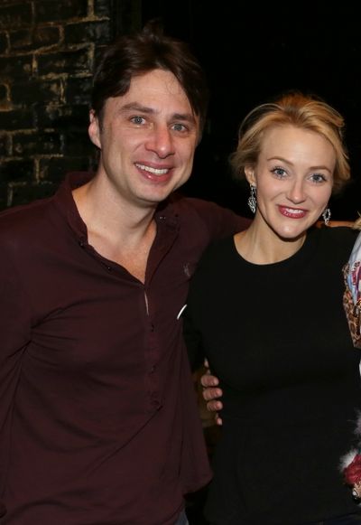 Zach Braff and Betsy Wolfe Photo