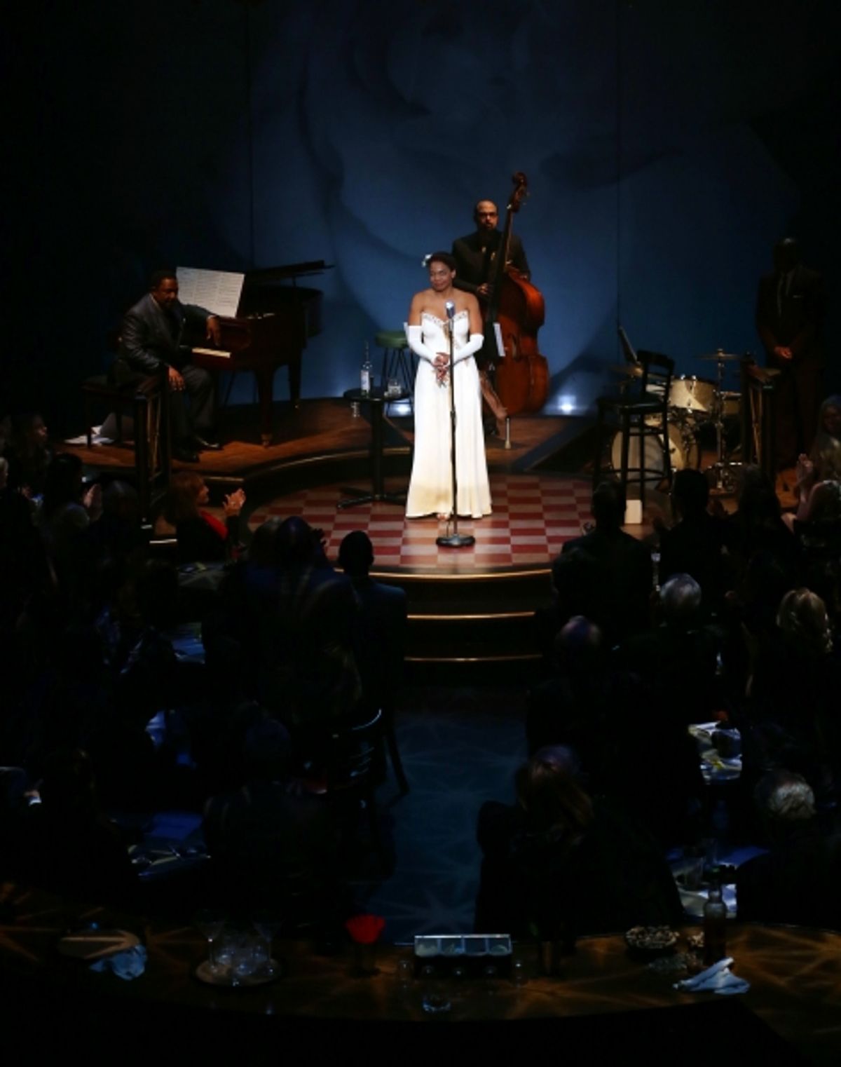 Audra McDonald with Shelton Becton and George Farmer at 