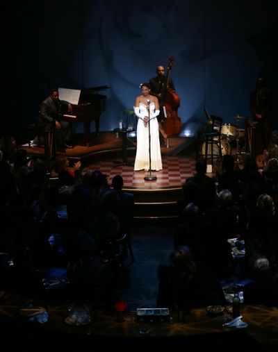 Audra McDonald with Shelton Becton and George Farmer Photo