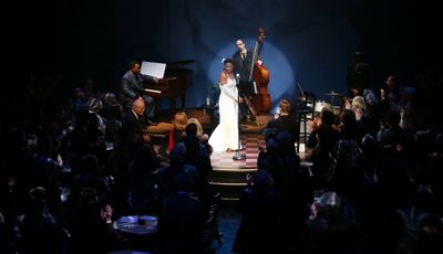 Audra McDonald with Shelton Becton and George Farmer  Photo
