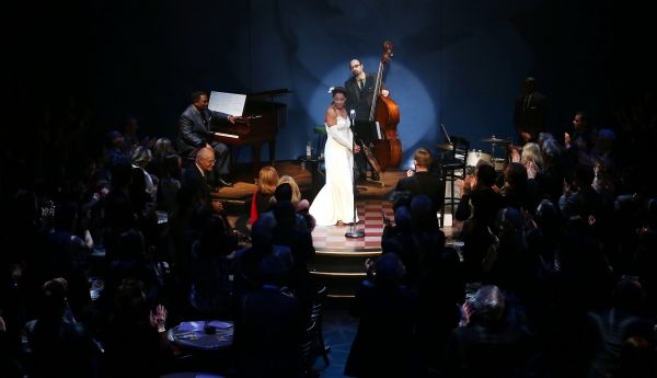 Audra McDonald with Shelton Becton and George Farmer  Photo