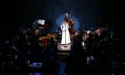 Audra McDonald with Shelton Becton and George Farmer Photo