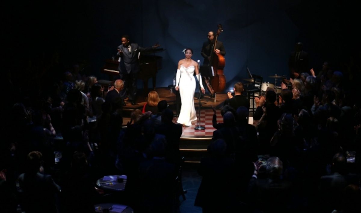Audra McDonald with Shelton Becton and George Farmer at 