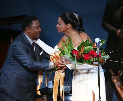 Shelton Becton and Audra McDonald Photo