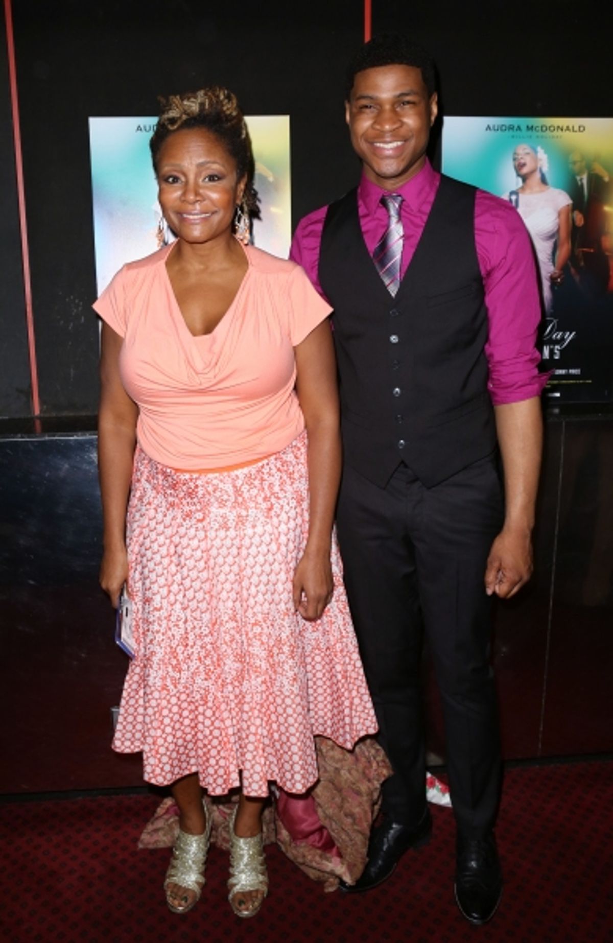 Tonya Pinkins and son at 