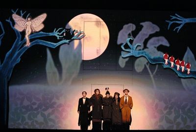 Aaron Blake, Jesse Blumberg, Tricia Van Ee, Bergen Baker and Victoria Vargas  Photo