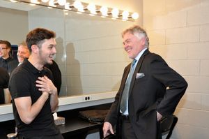 Wesley Taylor and Daniel Davis @ BroadwayWorld Wesley Taylor and Daniel Davis Photo