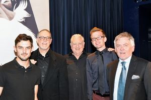 Wesley Taylor, Bill Kux, Ed Dixon, Brad Gardner and Daniel Davis Photo