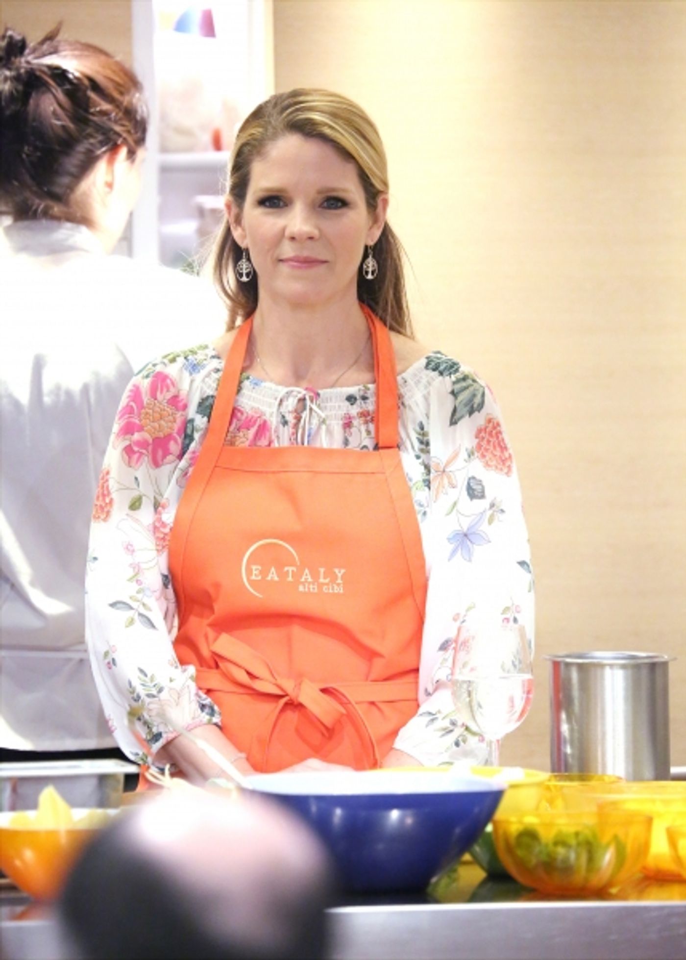 Photo Coverage: Chef Lidia Bastianich Cooks with BRIDGES OF MADISON COUNTY's Kelli O'Hara at Eataly  Image