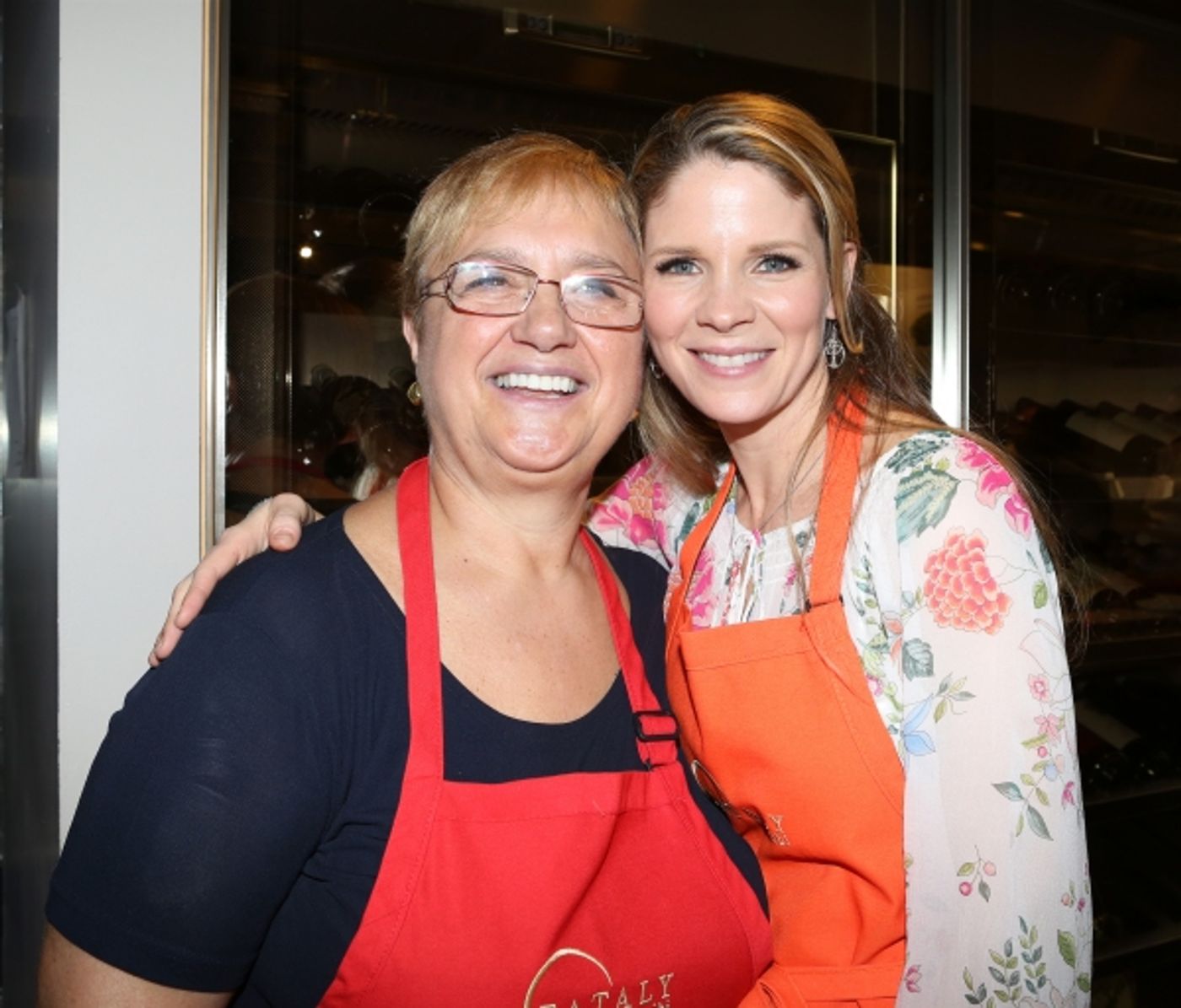 Photo Coverage: Chef Lidia Bastianich Cooks with BRIDGES OF MADISON COUNTY's Kelli O'Hara at Eataly  Image