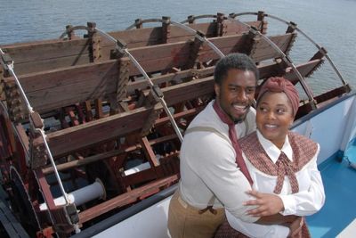 Geoffery Simmons as Joe, Carmen Brantley-Payne as Queenie Photo
