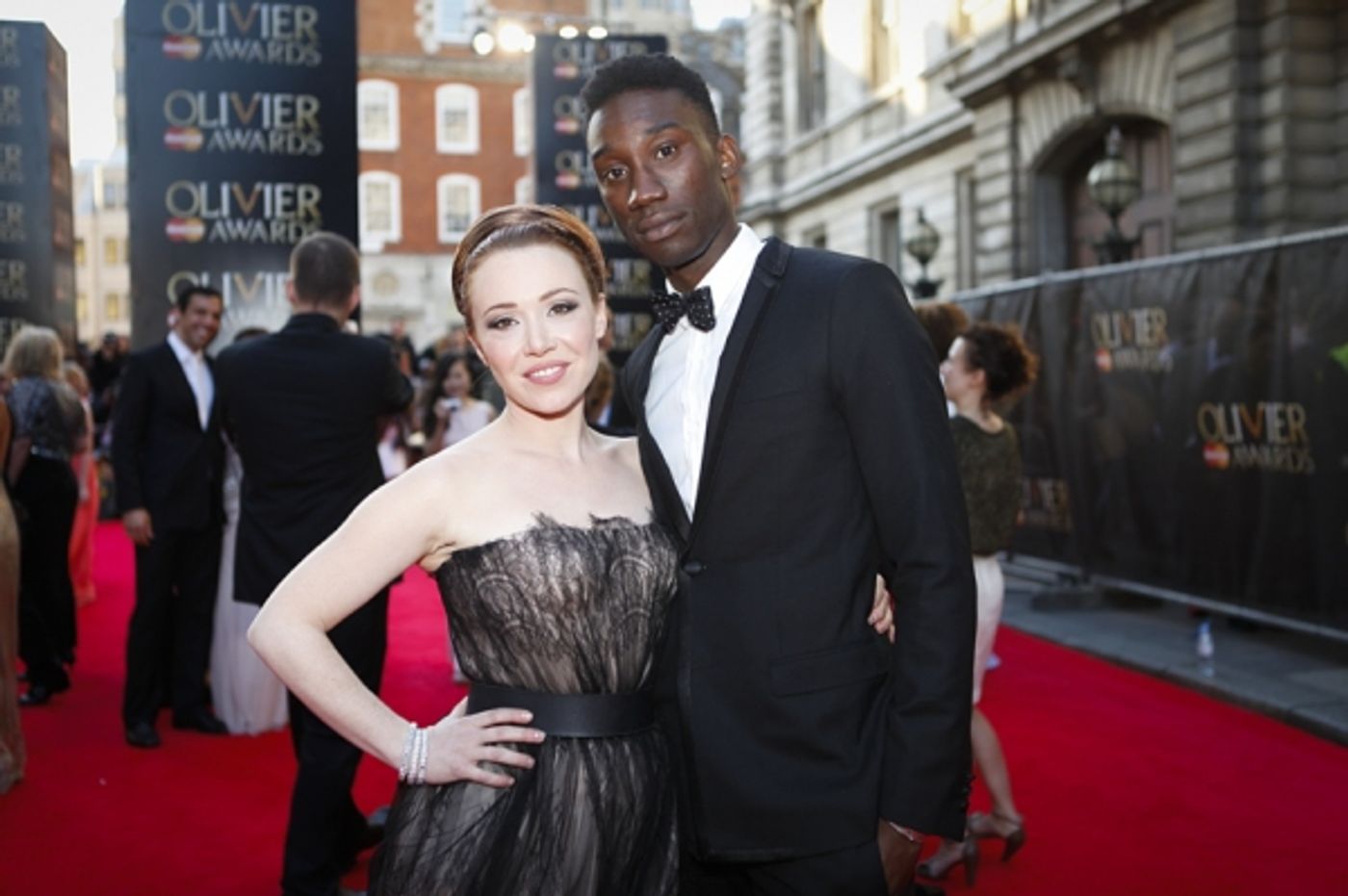 Photo Coverage: OLIVIERS 2014 - Red Carpet Part 2, Davis, Dench, Freeman, Hiddlestone and More!  Image