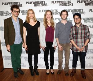 Sam Pinkleton, Carolyn Cantor, Kim Rosenstock, Will Connolly and Michael Mitnick @ BroadwayWorld Sam Pinkleton, Carolyn Cantor, Kim Rosenstock, Will Connolly and Michael Mitnick Photo