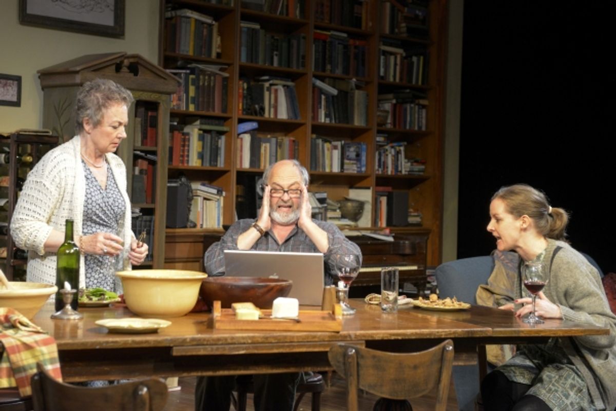 Anita Carey (Beth), Paul Whitworth (Christopher), and Elizabeth Morton (Ruth) at 